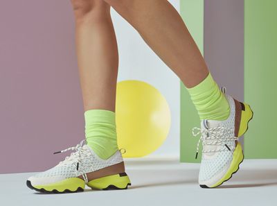 yellow sorel sneakers