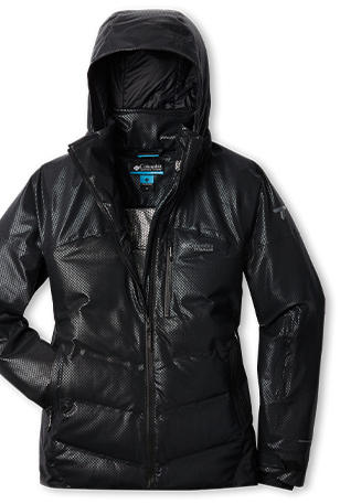 A jacket with Omni-Heat Black Dot technology. 