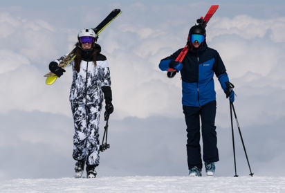 Para Mujer Columbia Ártico viaje con Aislamiento Impermeable Pantalones De Esquí De Nieve De Invierno-Negro 