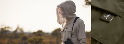 Woman in gear with Insect Shield