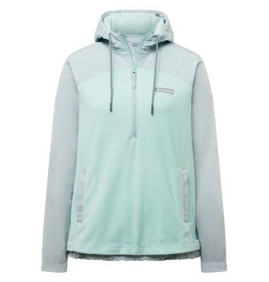Columbia Women's Casual Full Zip Pullover - Heathered Black, Stretch Polyester