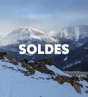 Sale. Snowy wilderness backdrop. 