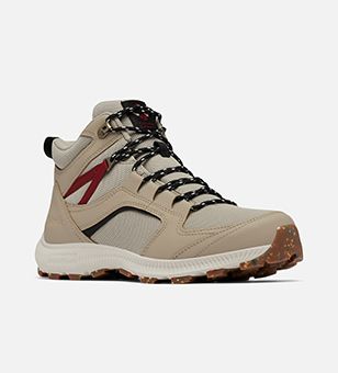 Close-up of a Columbia shoe. 