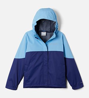 A kids rain jacket