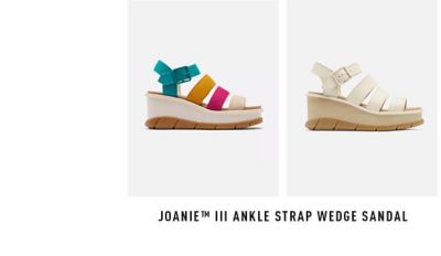 Joanie III Ankle Strap Wedge Sandal