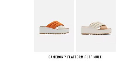 Cameron Flatform Puff Mule