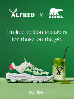 Alfred X Sorel. Limited edition sneakers for those on the go.