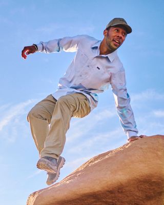 Man hiking