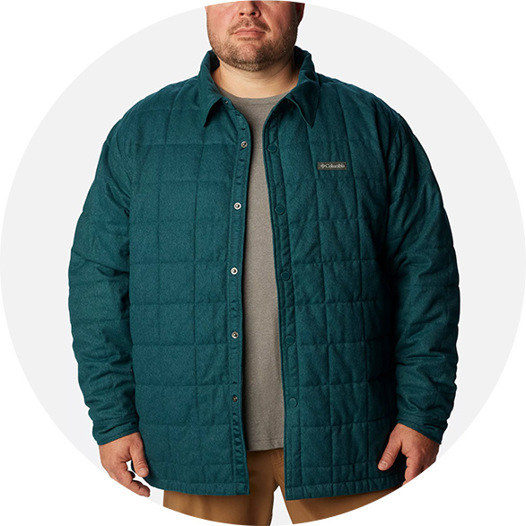 Man in a landroamer quilted jacket