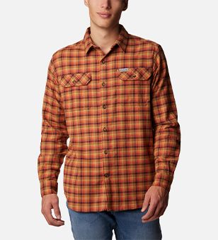 Man in a Columbia shirt