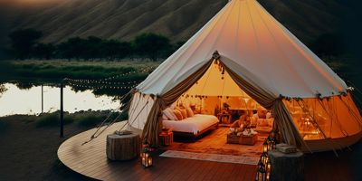 What is glamping?