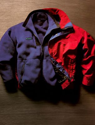 Flatlay of the original Bugaboo ski jacket.