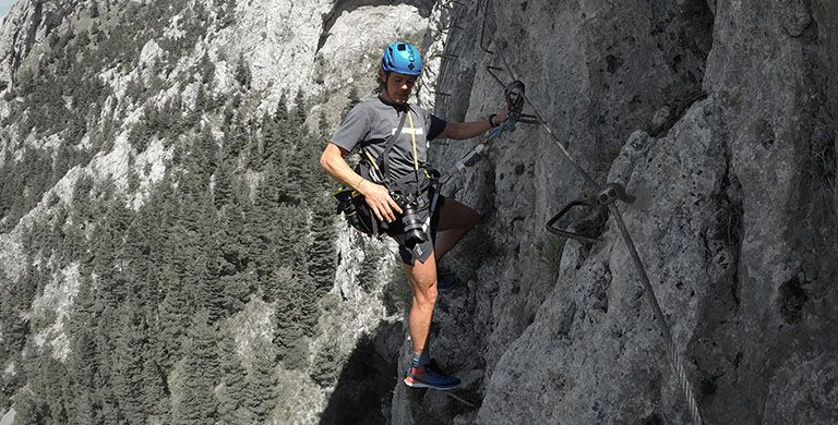 Learn more about Via Feratta, the “iron path”, a unique blend of rock climbing and hiking.
