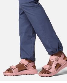 A pink sandal.