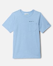A light blue boys' t-shirt.