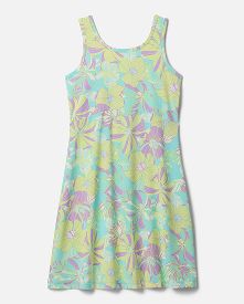 A girls' printed tank top dress.