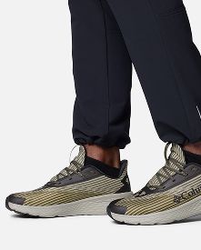 A multi-color sneaker.