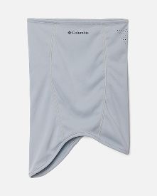 A grey gaiter.