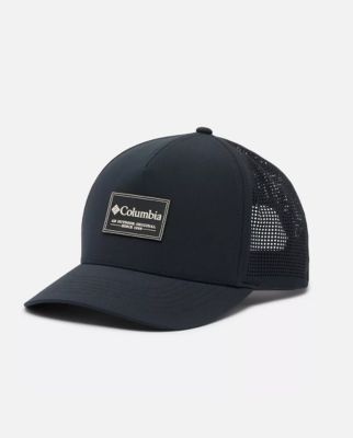 A navy blue baseball hat with the Columbia logo on the front.