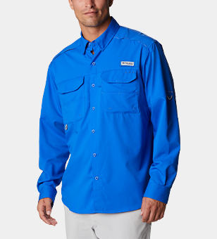 Man in a Columbia jacket