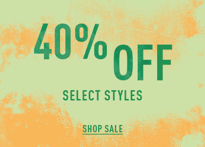 50% off select styles. Shop sale.