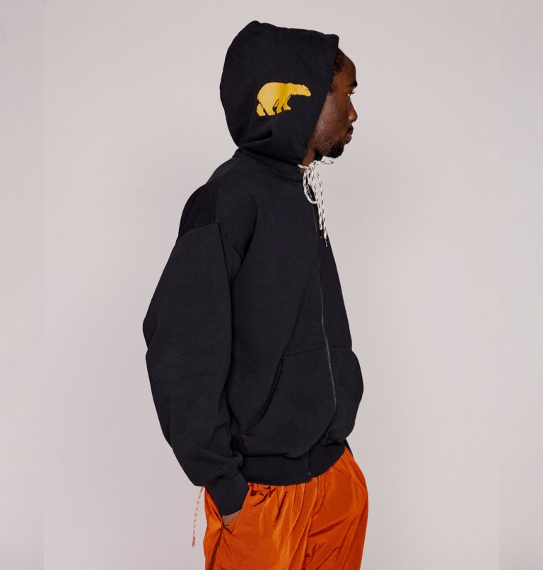 Unisex SOREL X Aries Premium Zip Through Hoodie, Color: Black, image 4