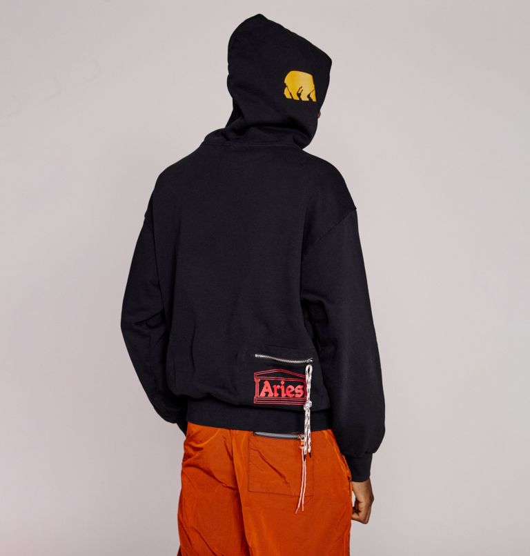 Unisex SOREL X Aries Premium Zip Through Hoodie, Color: Black, image 5