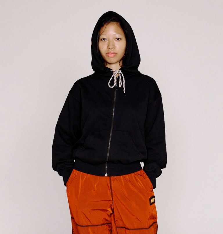 Unisex SOREL X Aries Premium Zip Through Hoodie, Color: Black, image 6