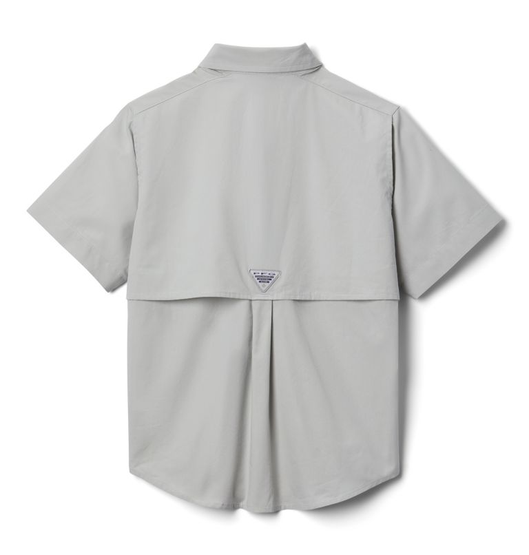 Boys’ PFG Bonehead Short Sleeve Shirt, Color: Cool Grey