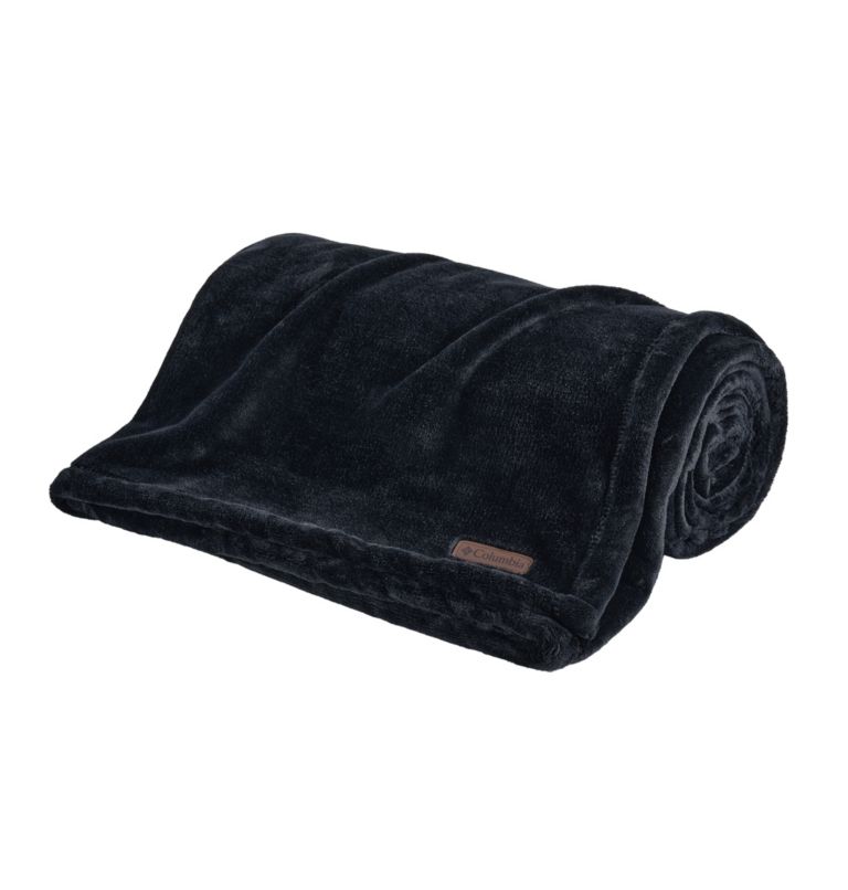 Columbia Plush Throw, Color: Black, image 6