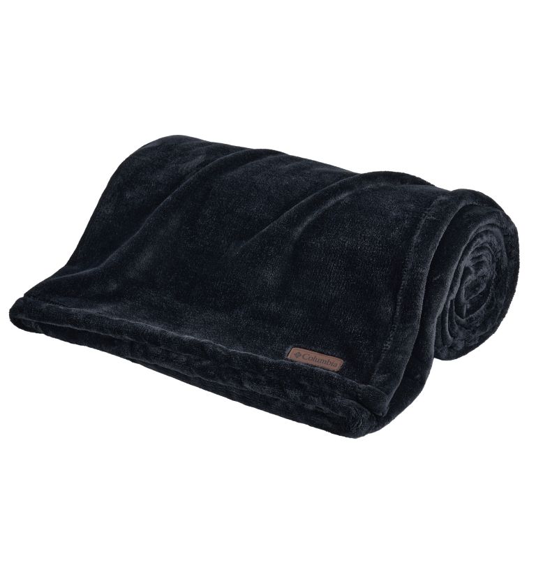Columbia Plush Throw, Color: Black, image 3