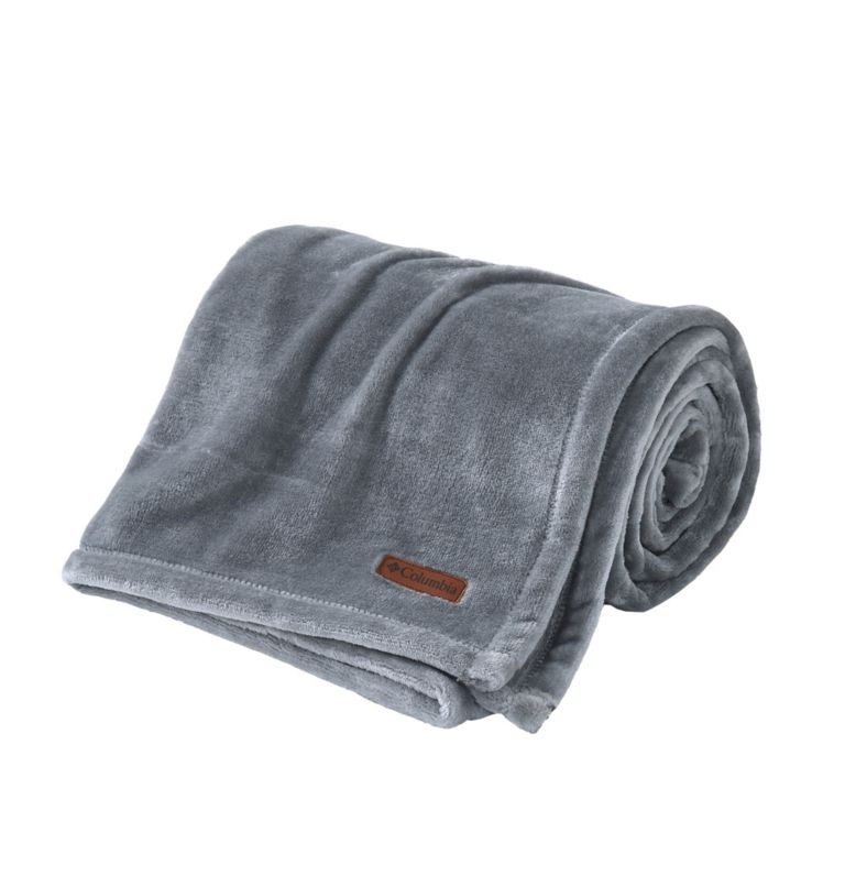 Columbia Plush Throw, Color: Grey, image 3