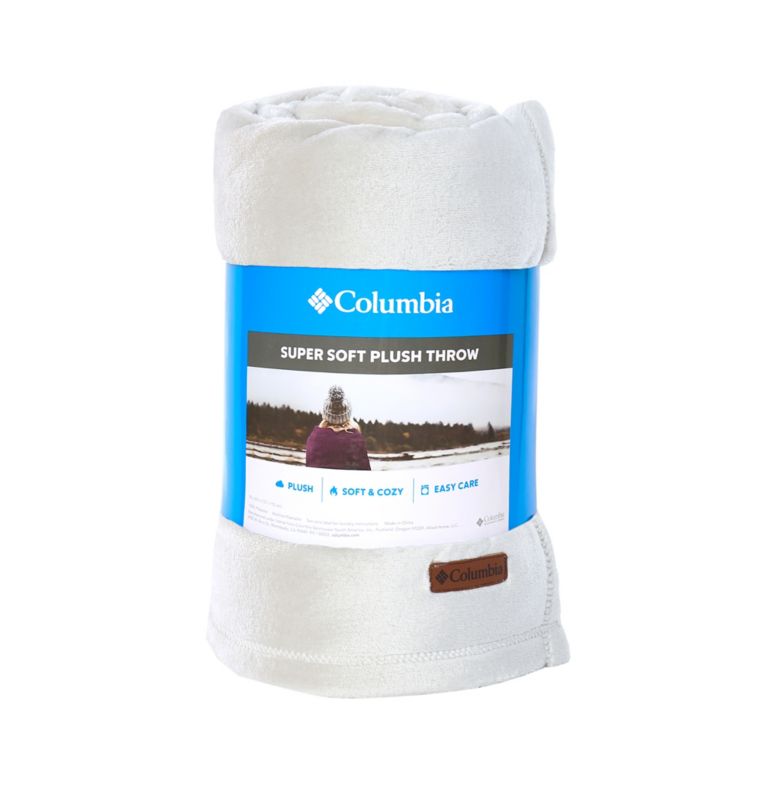 Columbia Plush Throw, Color: DARK STONE, image 5