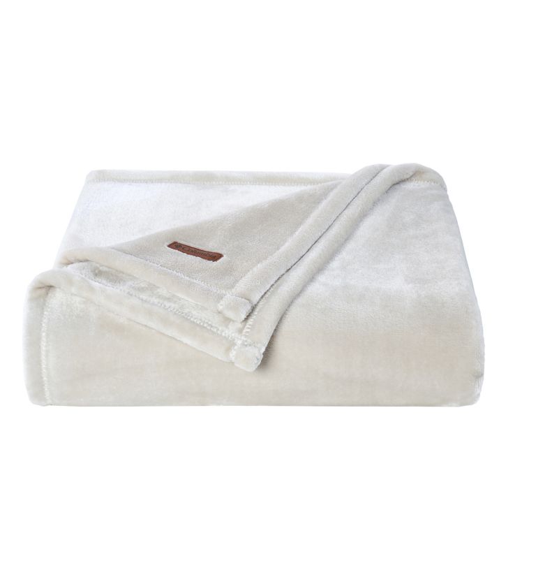 Columbia Plush Throw, Color: DARK STONE, image 2
