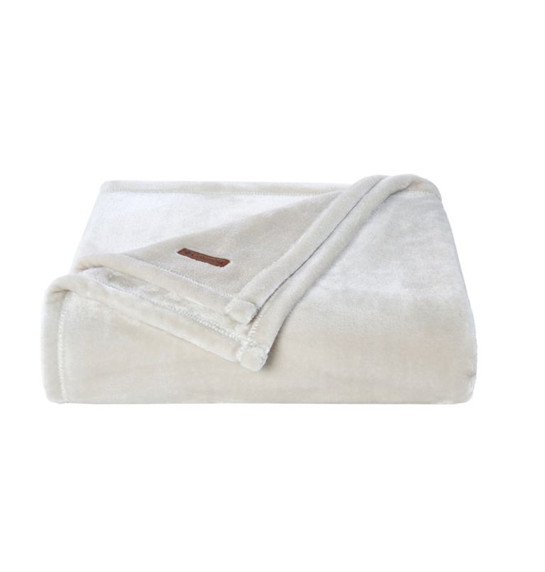 Columbia Plush Throw, Color: DARK STONE, image 1