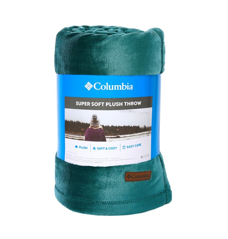Columbia Plush Throw, Color: NIGHT WAVE, image 5