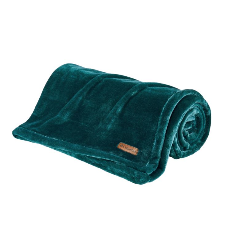 Columbia Plush Throw, Color: NIGHT WAVE, image 6