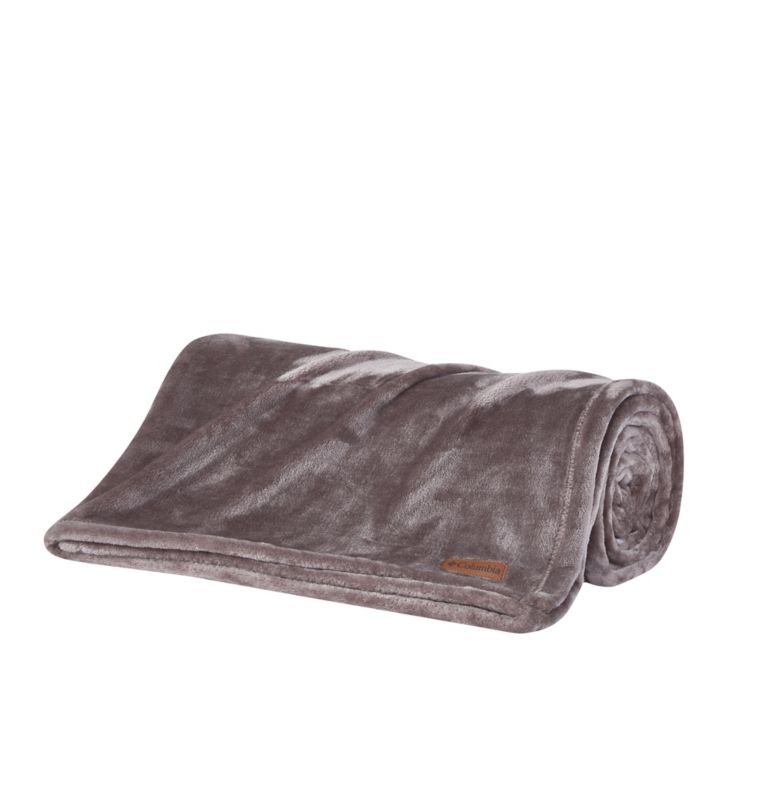 Columbia Plush Throw, Color: Basalt, image 3