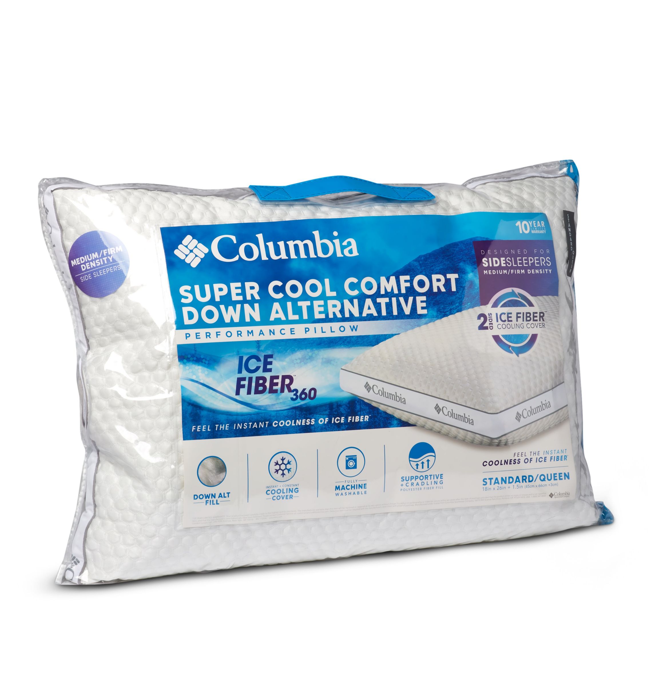 Columbia cooling discount pillow mattress firm