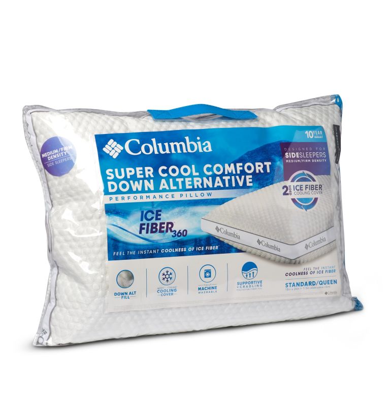 Ice Fiber Pillow - Standard, Color: White, image 2