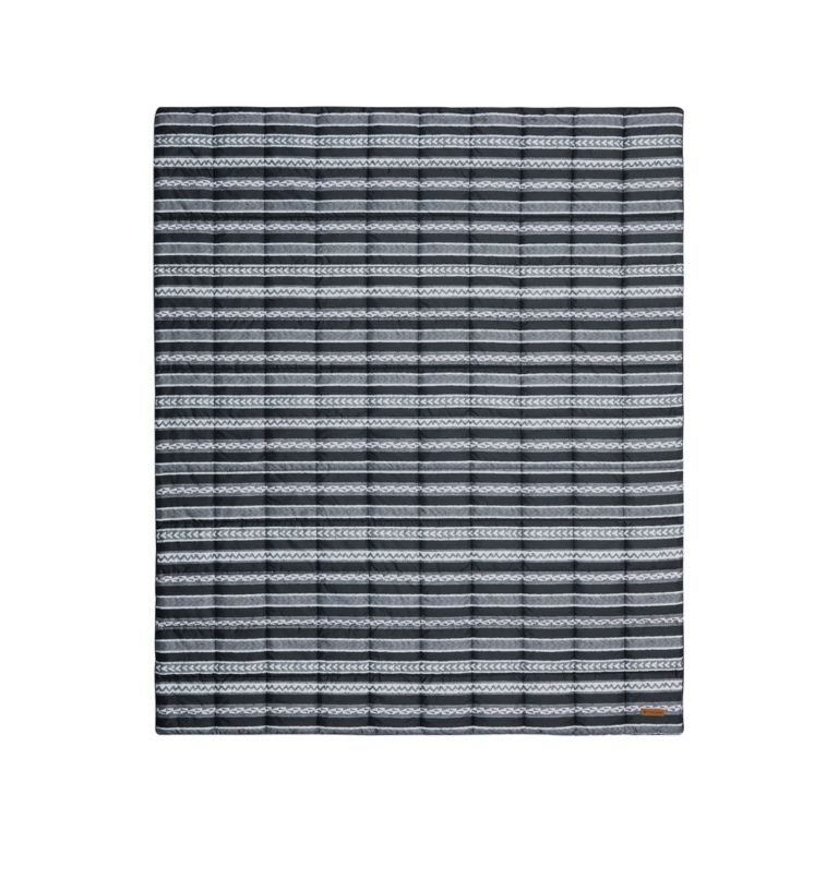 Packable Down Alt Throw, Color: BEACHED BLACK, image 4