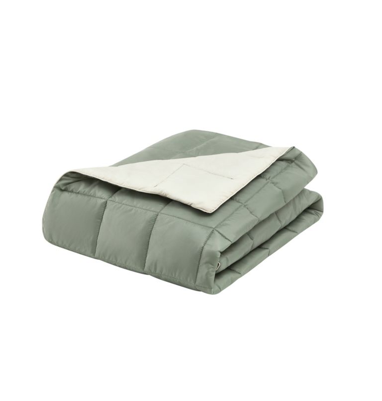 Packable Down Alt Throw, Color: SAFARI CHALK, image 2