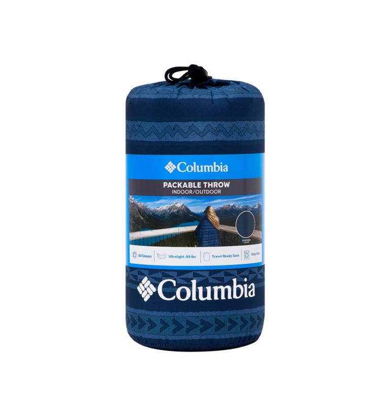 Packable Down Alt Throw, Color: BEACHED COLL. NAVY, image 5