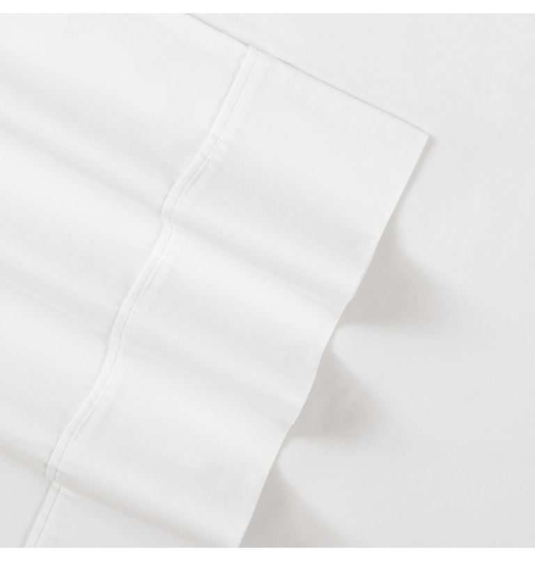 Omni-Wick Cotton Percale Sheet Set - Queen, Color: White, image 3