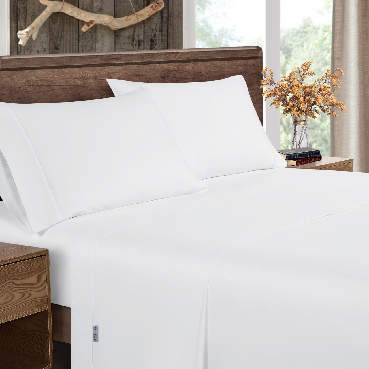 Omni-Wick™ Cotton Percale Sheet Set - Queen 5