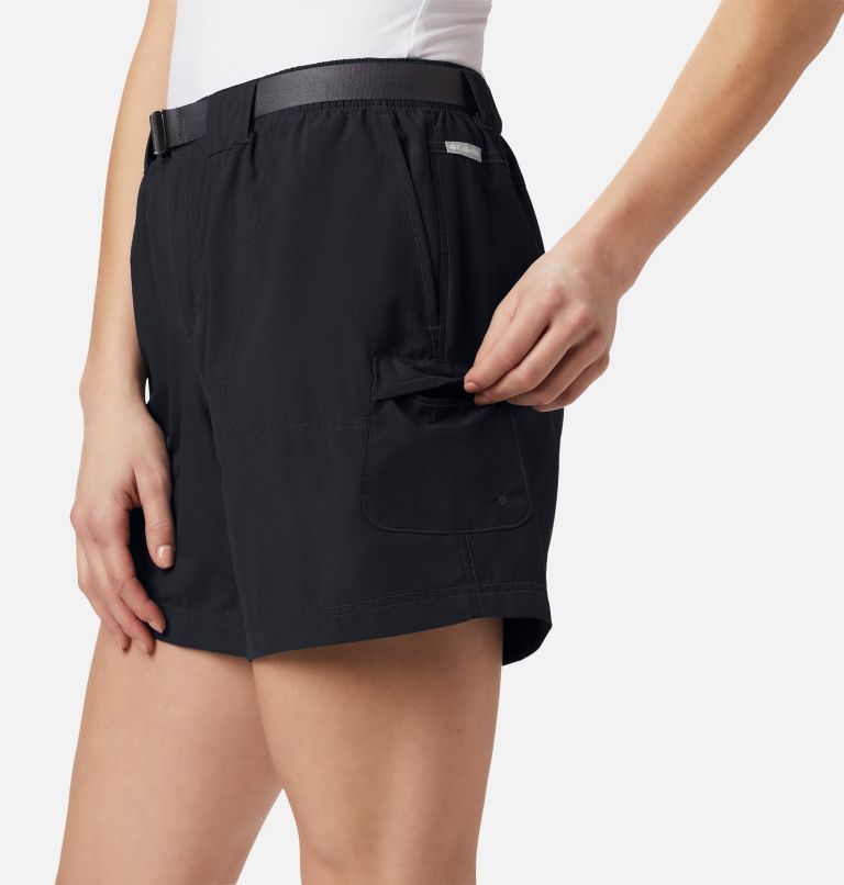 Women's Sandy River Cargo Shorts, Color: Black, image 4