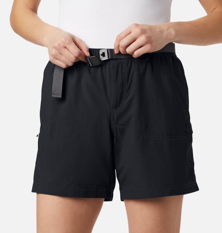 Women's Sandy River Cargo Shorts, Color: Black, image 5