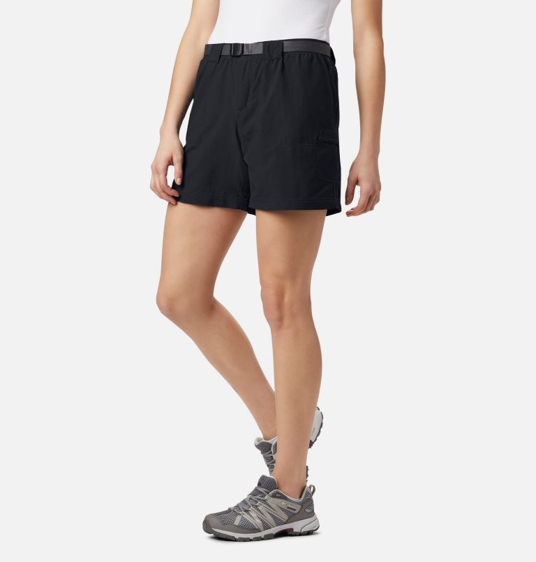 Women's Sandy River Cargo Shorts, Color: Black, image 1