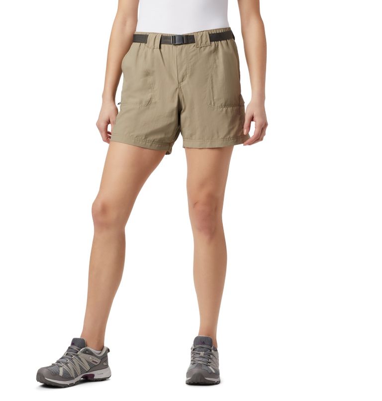 Thumbnail: Women's Sandy River Cargo Shorts, Color: Tusk, image 1