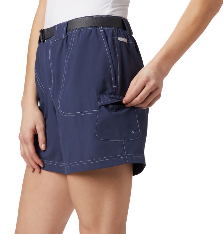 Women's Sandy River Cargo Shorts, Color: Nocturnal, image 4
